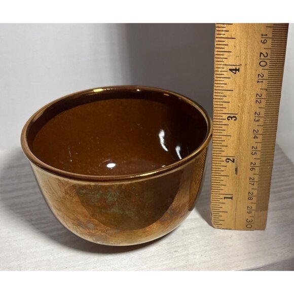 Vintage Gibsons Copper Lustre Creamer & Sugar Bowl Set - Picture 8 of 16